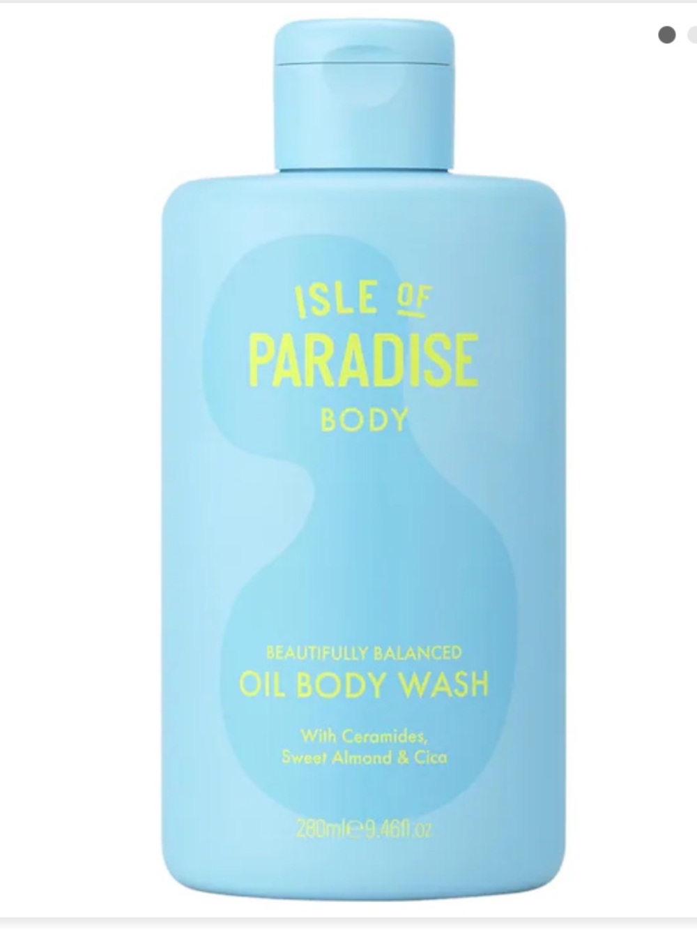 isle of paradise body beautifully balanced oil body wash